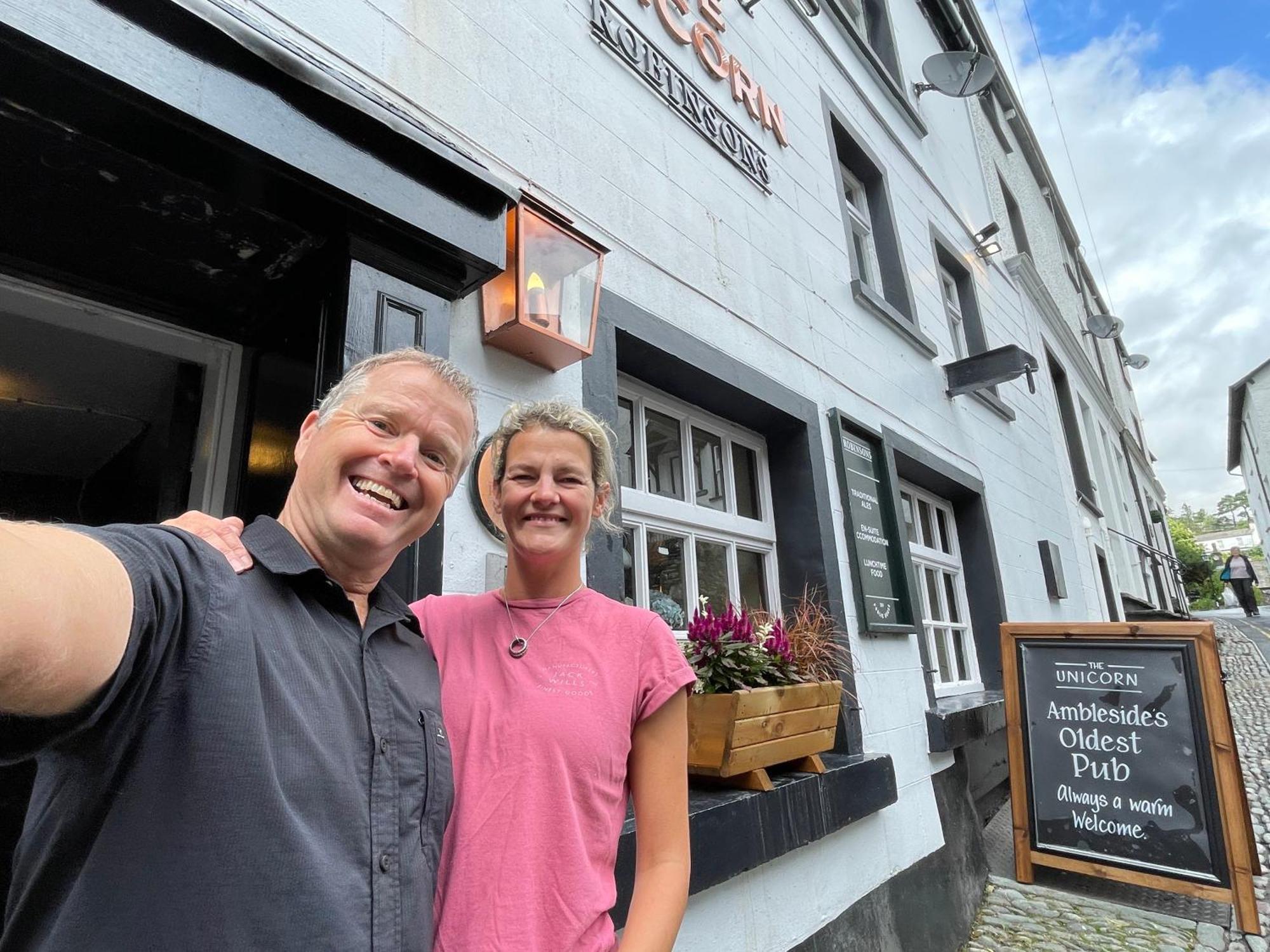 Hotel The Unicorn, Ambleside Zewnętrze zdjęcie
